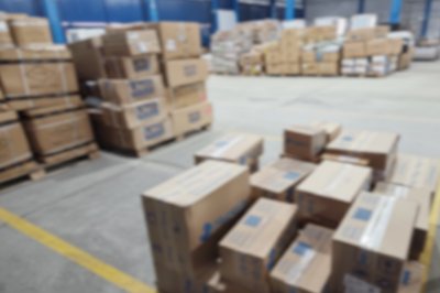 Navilog – área de armazenagem da empresa em Lages(SC), centro operacional de logística, transporte e distribuição.