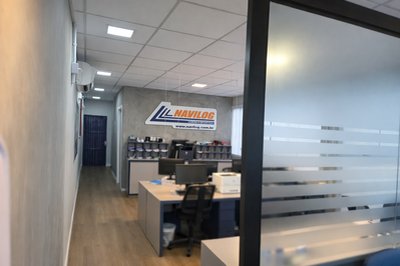 Navilog – área administrativa da empresa em Lages/SC, centro operacional de logística, transporte e distribuição.